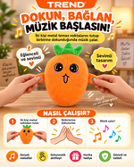 Dokununca Müzik Çalan Etkileşimli Peluş Oyuncak – İki Kişilik Temaslı Müzikli Oyuncak