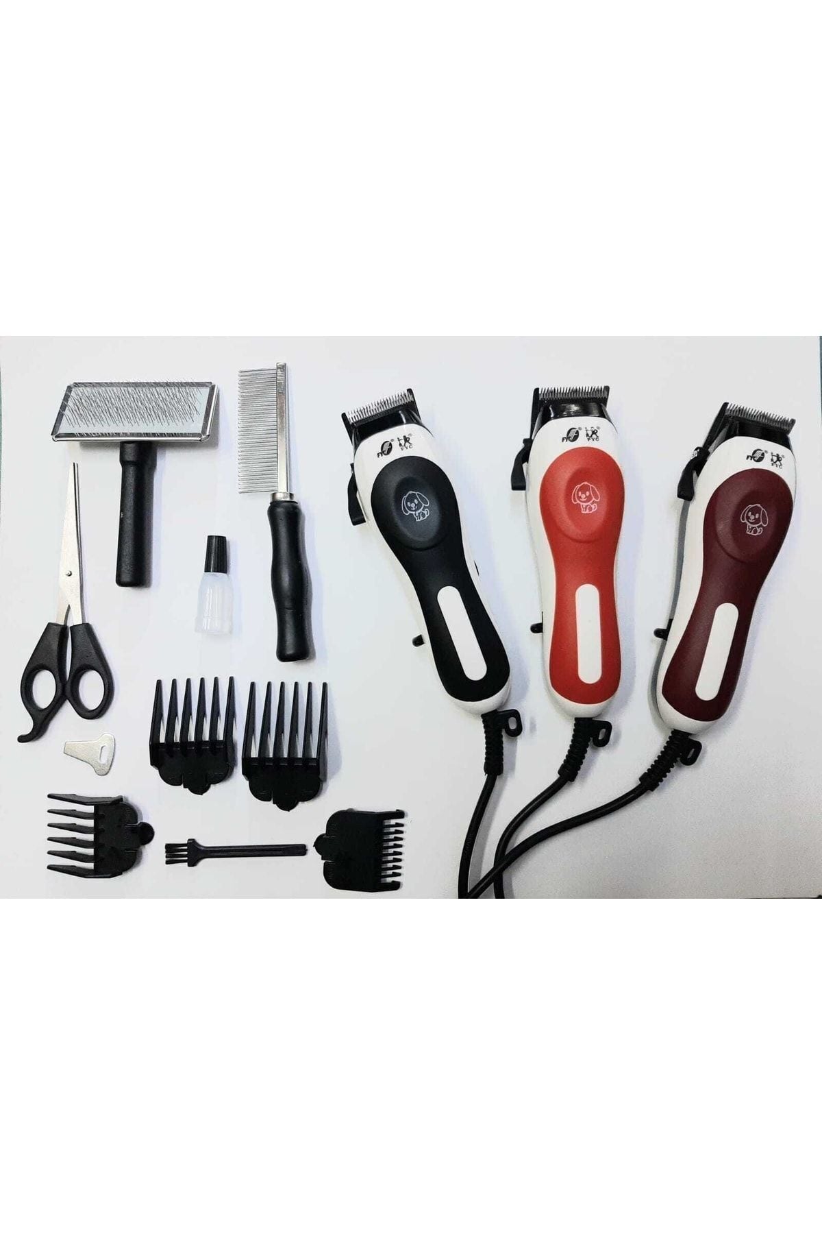 Rf-566 Elektrikli Köpek Tıraş Makinesi Seti Pra-6146444-9310