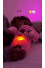 Pembe Stitch Nefes Alan Işıklı Peluş Uyku Arkadaşı