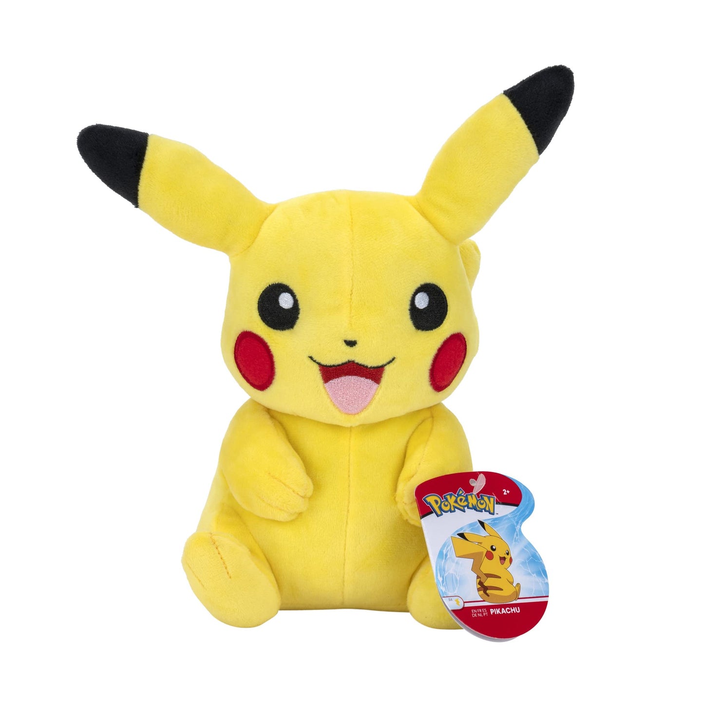 Pokémon Resmi ve Premium Kalite 20,8 cm Pikachu - Sevimli, Ultra Yumuşak, Peluş Oyuncak, Oynamak ve Göstermek için Mükemmel - Gotta Catch ~Em All, Sarı