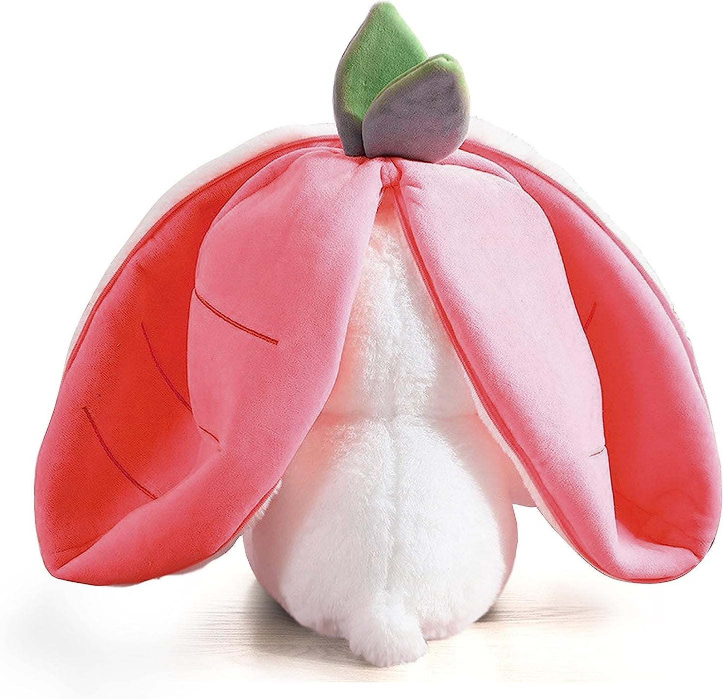 TuYines Çilekli Tananşan Peluş Oyuncak 9.8in/25cm Tananşan Doldurulmuş Haynananlar Peluş Oyuncak, Fermuarlı Tersinir Çilek Hananuç Tananşan, Tananşan Peluş Oyuncak Erkek Kız için pink, Tuyines