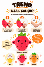 Dokununca Müzik Çalan Etkileşimli Peluş Oyuncak – İki Kişilik Temaslı Müzikli Oyuncak