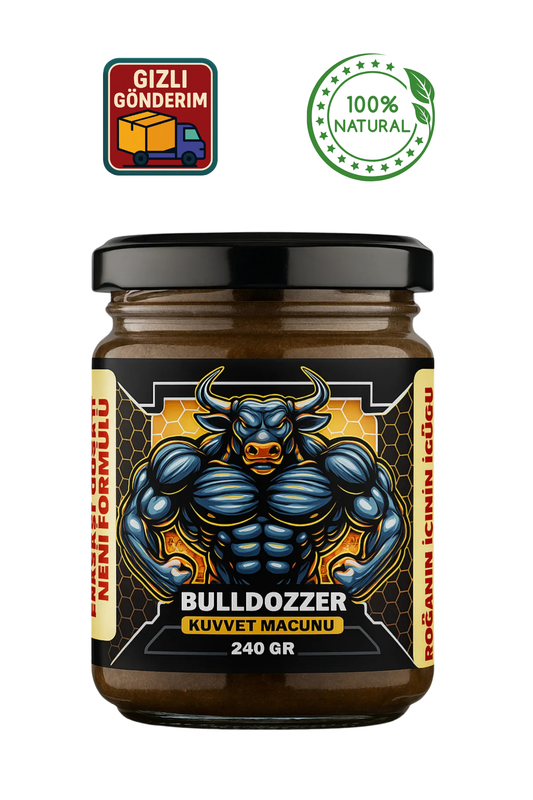 BULLDOZZER Kuvvet Macunu 240g – Ginsengli Bitkisel Karışım | Erkek Performansına Destek