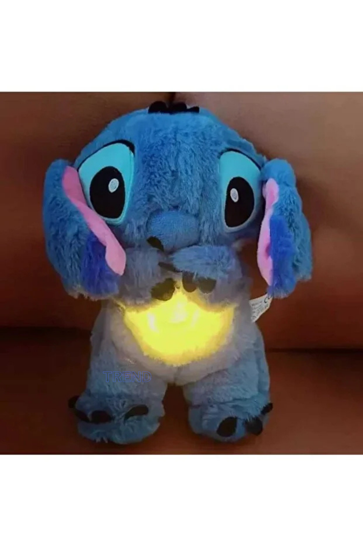 TREND Nefes Alan Stitch Uyku Arkadaşı Işıklı Peluş Oyuncak – Mavi & Pembe